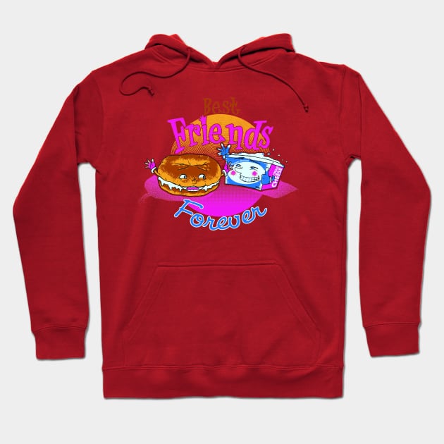 Bagel & Cream Cheese Forever Hoodie by shiffy